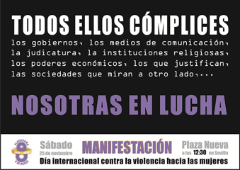 25N en lucha: manifestaciones en Andalucía