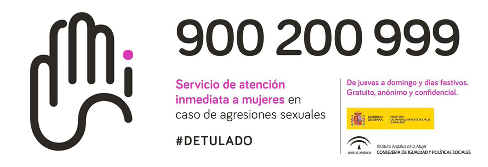 La Junta de Andalucía activa el Servicio de Atención Inmediata a Mujeres en Caso de Agresiones Sexuales
