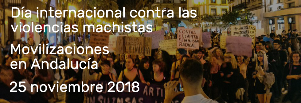25 N: Todas las convocatorias en Andalucía