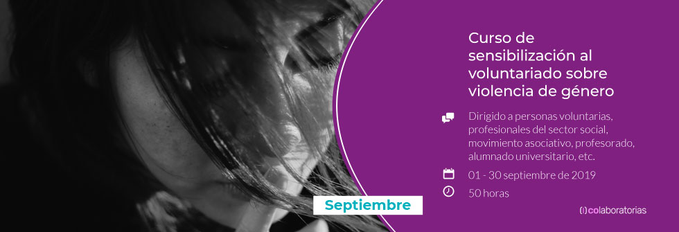 Curso de sensibilización al voluntariado sobre violencia de género