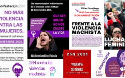 25 N Contra la violencia machista lucha feminista